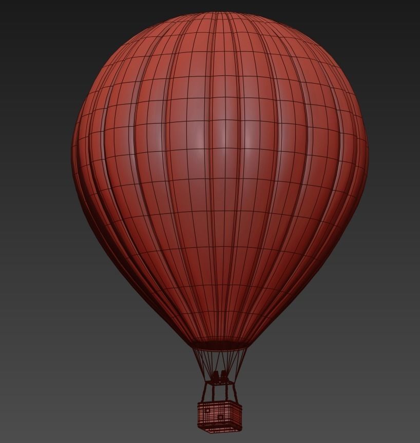 Balloon Hot Air 3D model_14