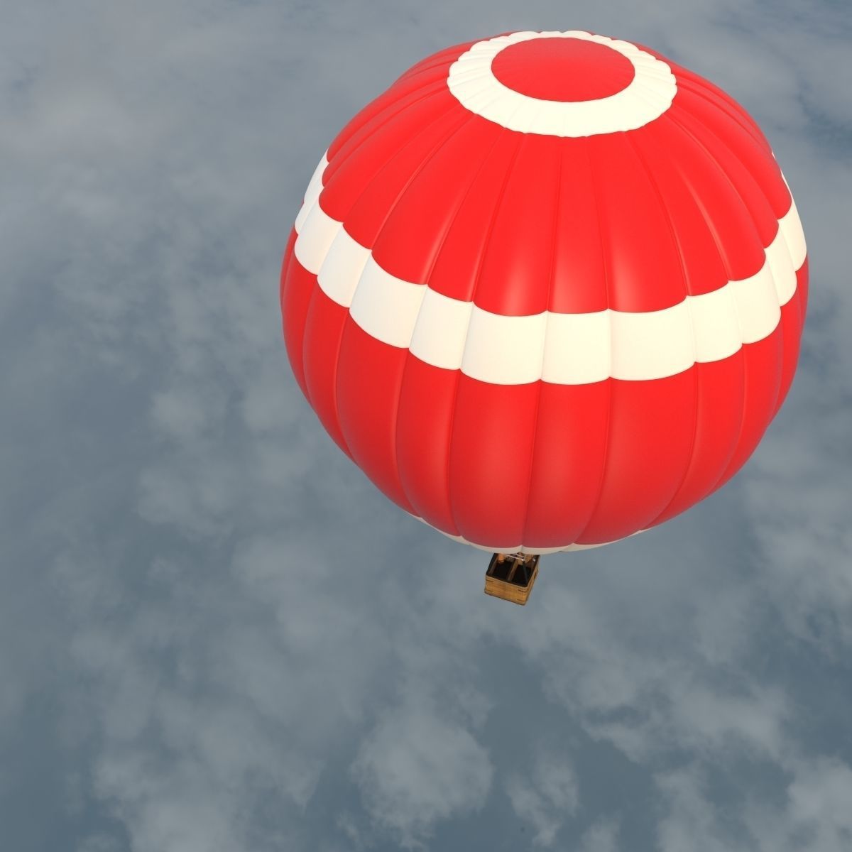 Balloon Hot Air 3D model_4