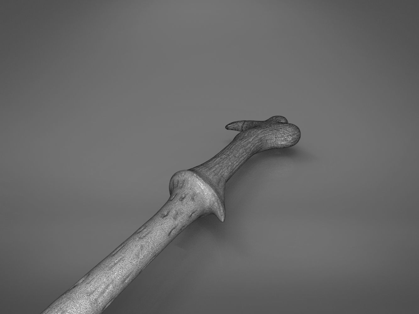 Voldemort wand - Harry Potter films 3D print model_13