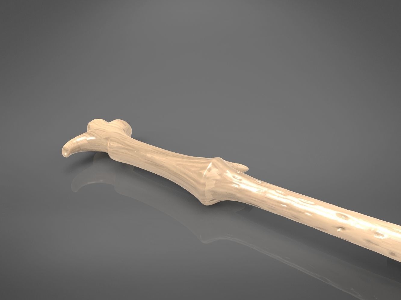 Voldemort wand - Harry Potter films 3D print model_10