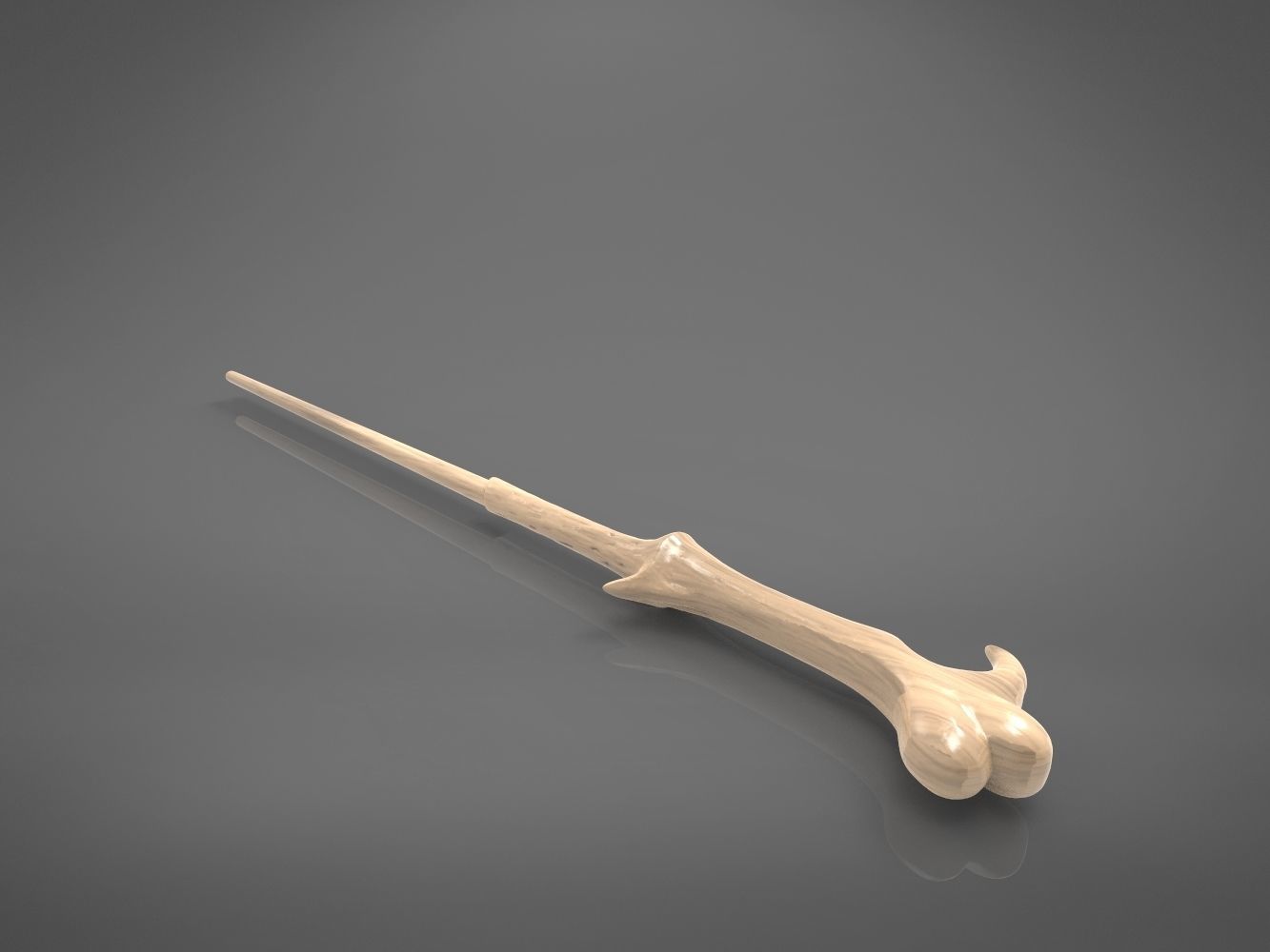 Voldemort wand - Harry Potter films 3D print model_2