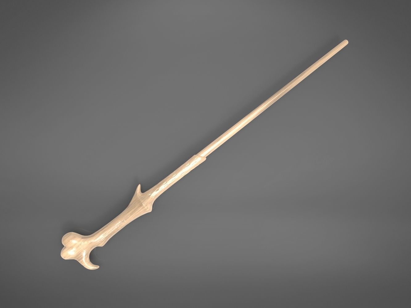 Voldemort wand - Harry Potter films 3D print model_5