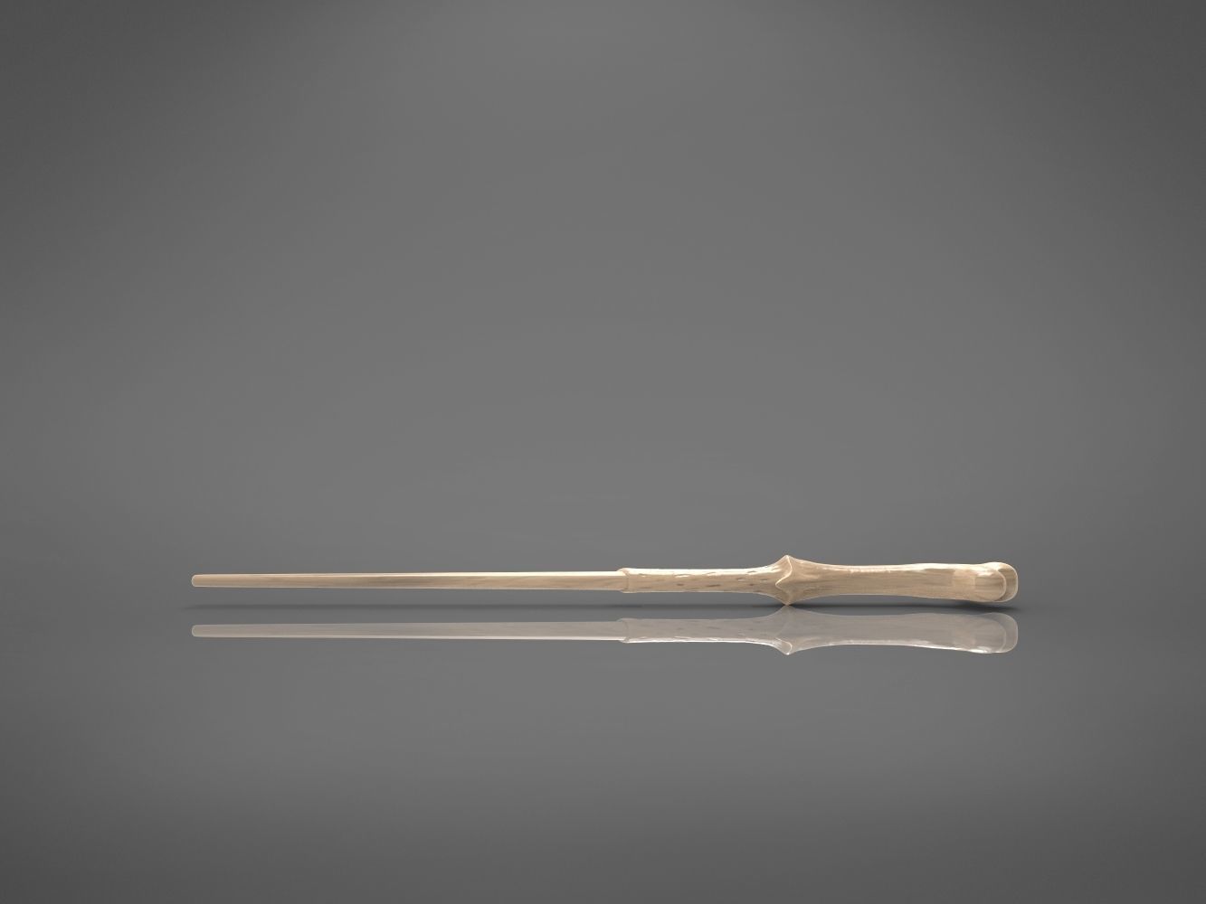 Voldemort wand - Harry Potter films 3D print model_4