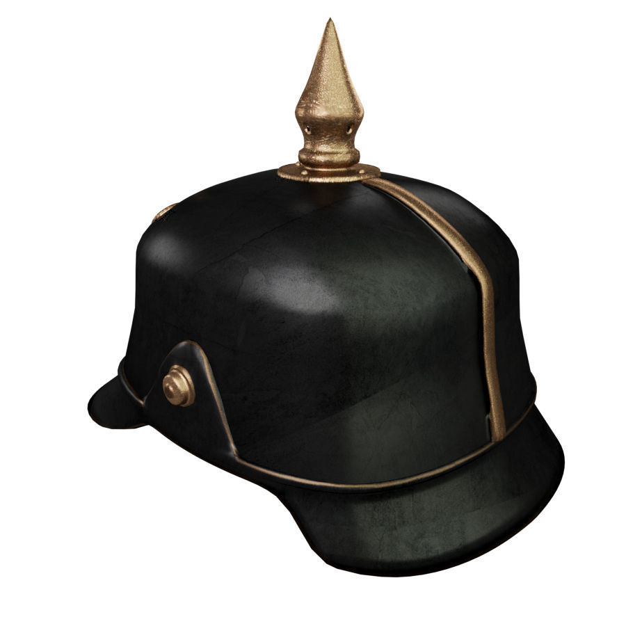 Helmet medieval 5 Low-poly 3D model_2