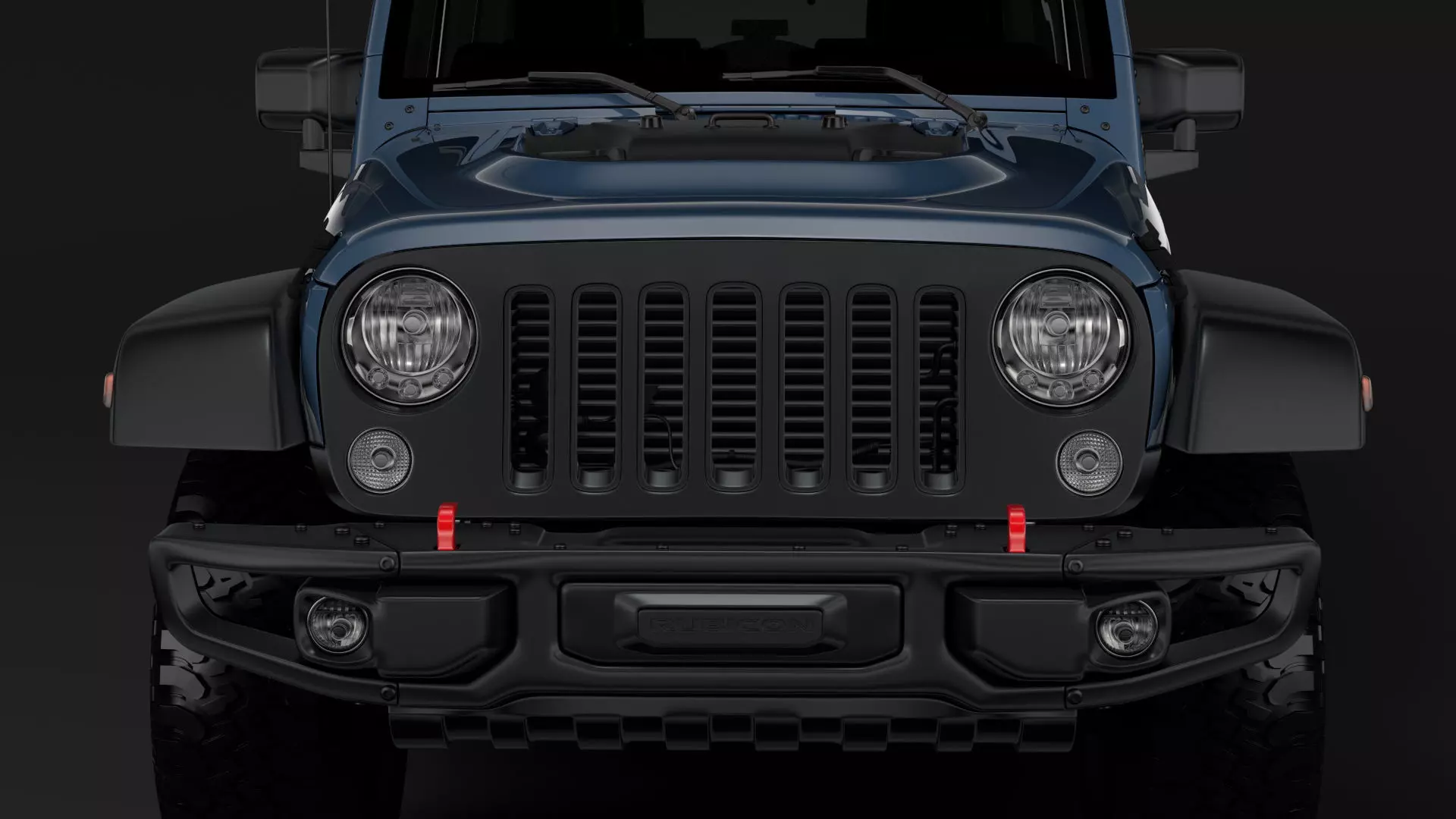 Jeep Wrangler Unlimited Rubicon Recon JK 2017 3D model_0