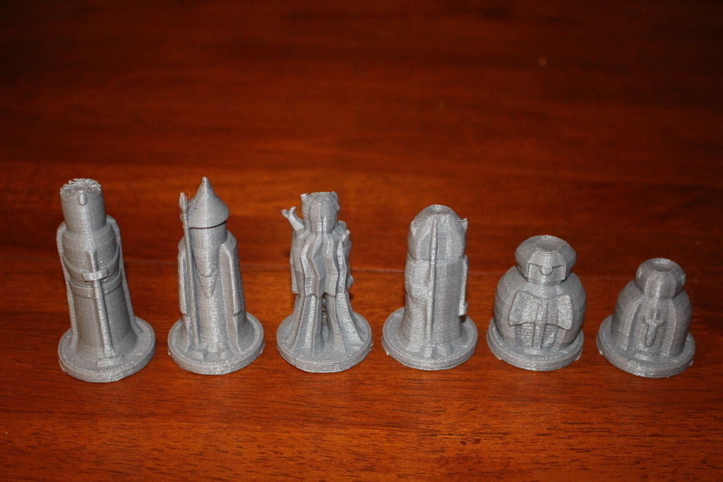Lord of the Rings Chess set Free 3D print model_7