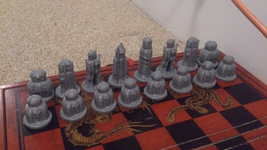 Lord of the Rings Chess set Free 3D print model_8