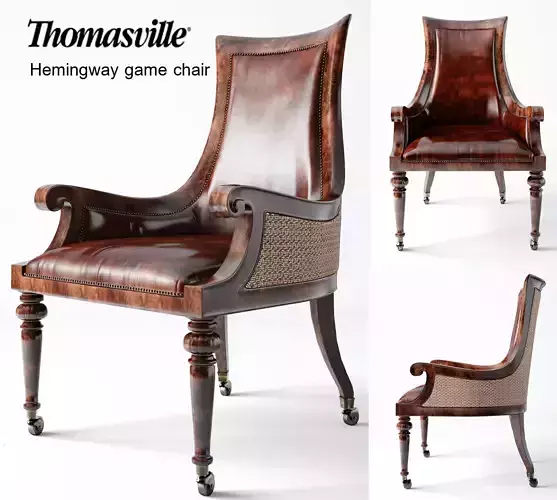 Thomasville Hemingway game chair 3D model