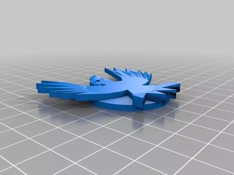 Infamous Eagle Symbol Free 3D print model_0