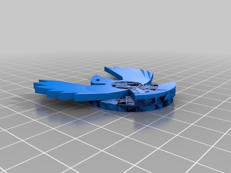 Infamous Eagle Symbol Free 3D print model_1