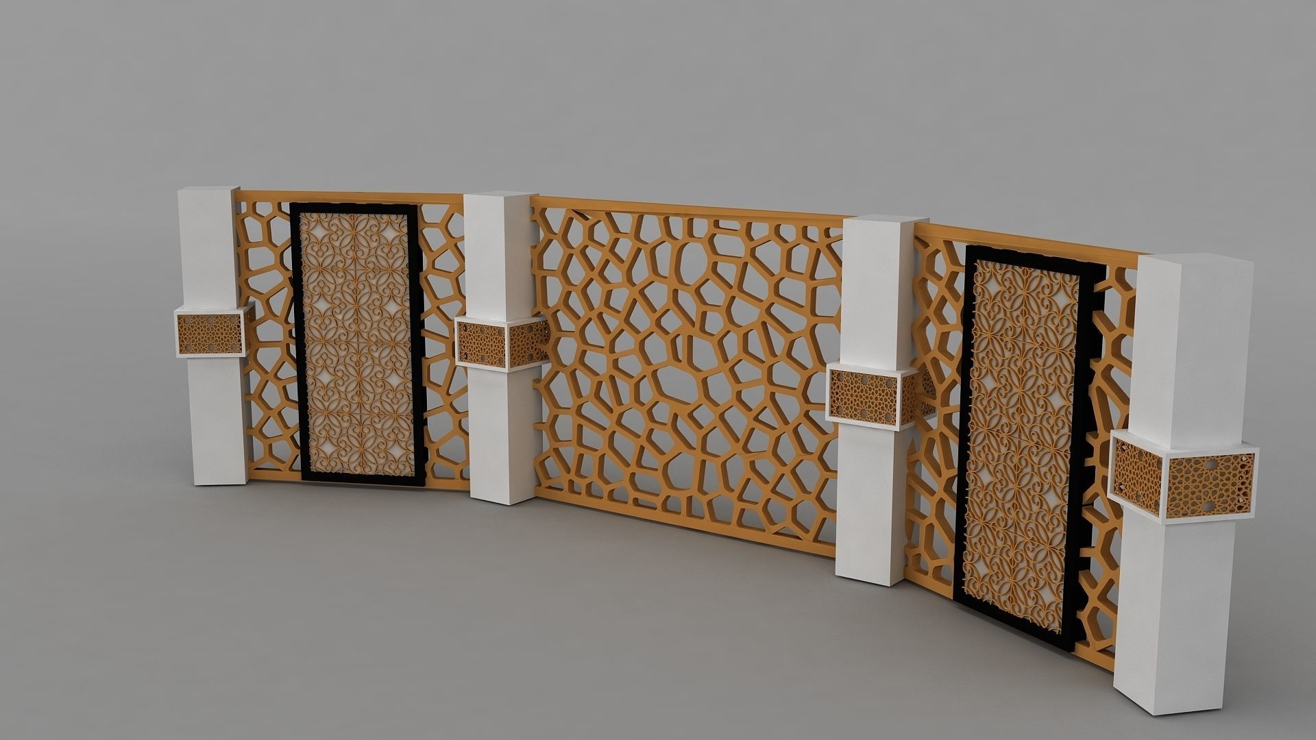 Islamic Decoration 3D model_7