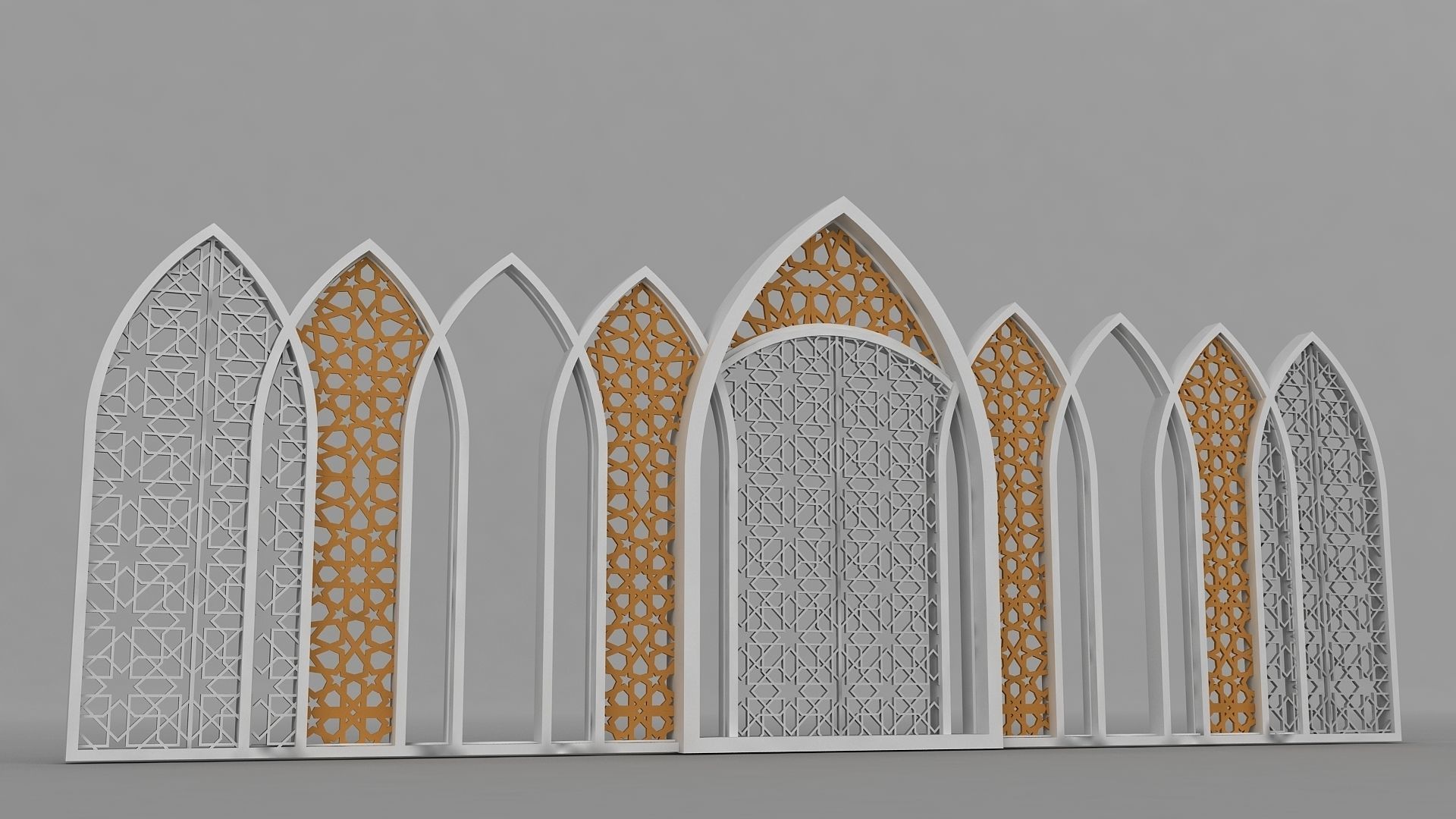 Islamic Decoration 3D model_6
