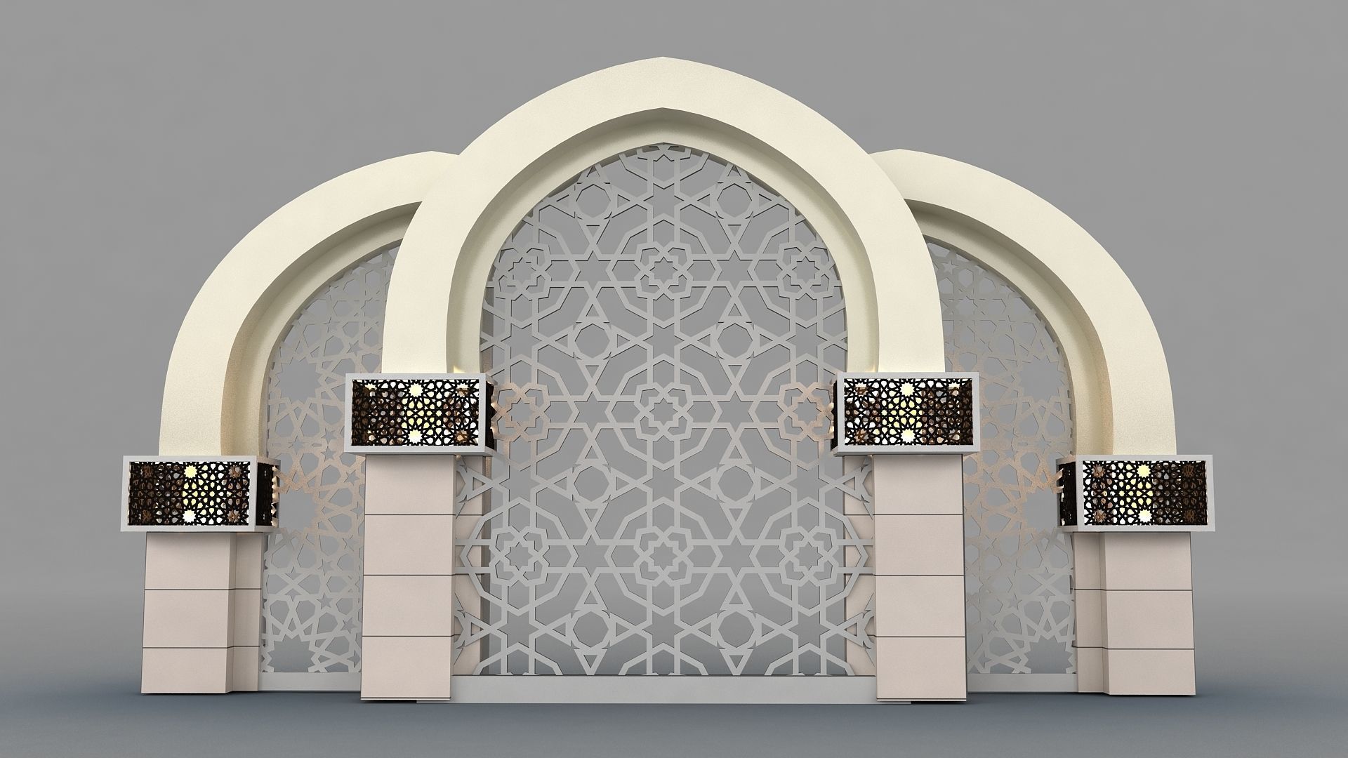 Islamic Decoration 3D model_2
