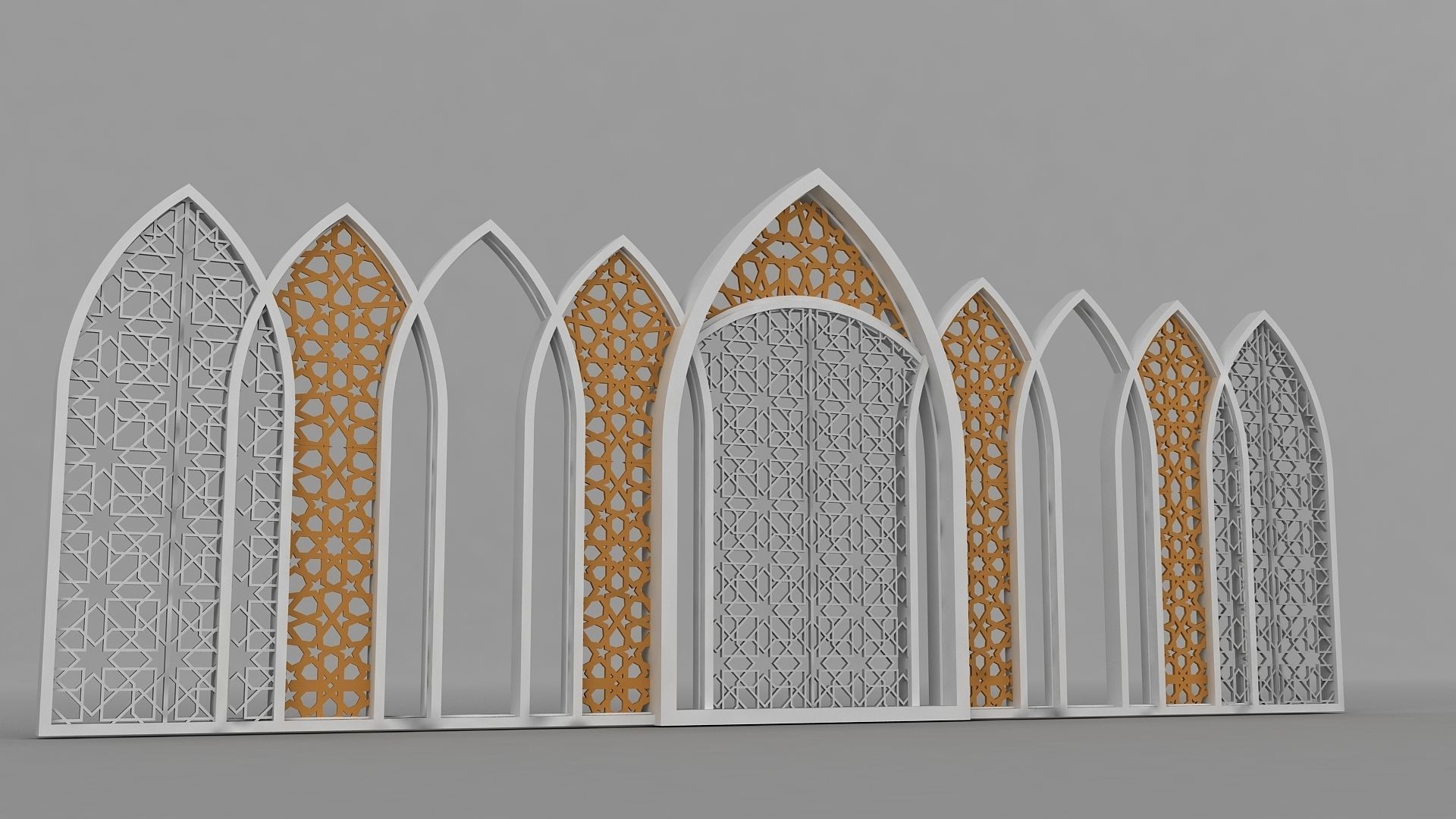 Islamic Decoration 3D model_8