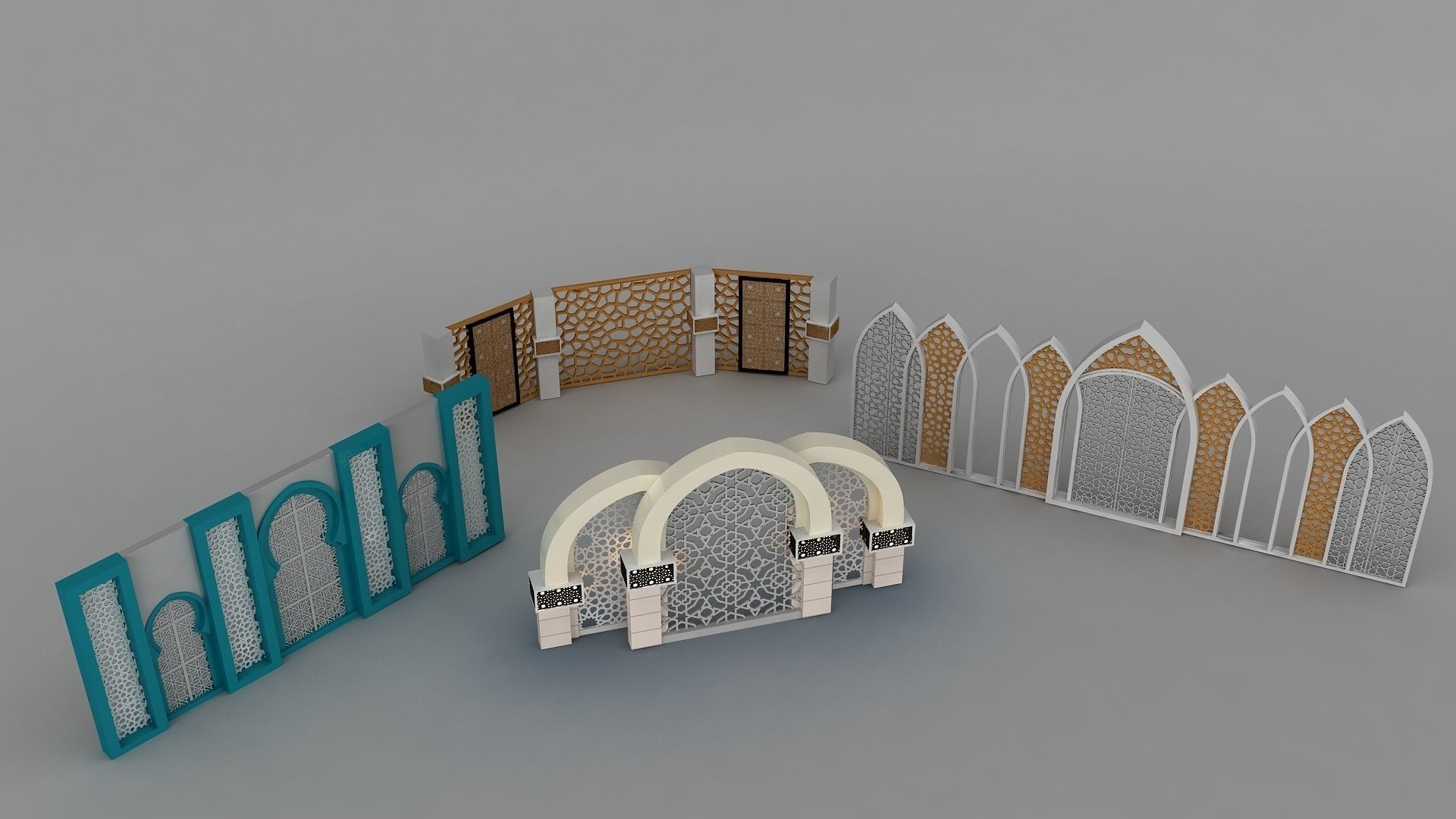 Islamic Decoration 3D model_11