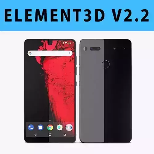 E3D - Essential Phone Titanium 3D model model