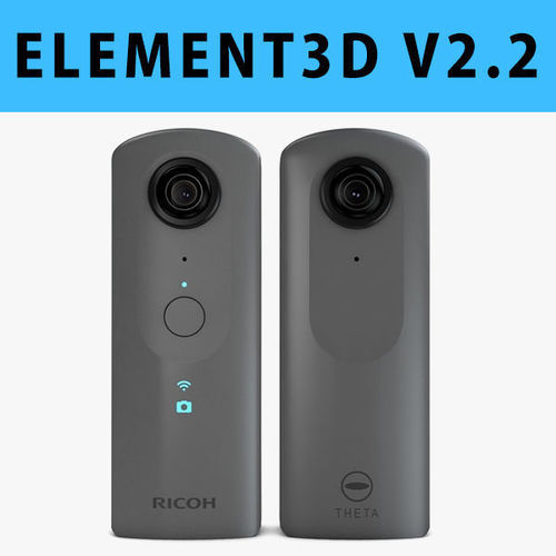 E3D - Ricoh Theta V 360 Spherical Camera model 3D model
