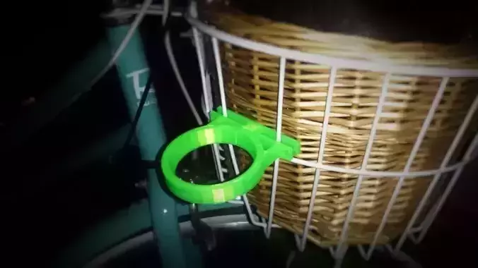 Coffee Cup Holder Bike Basket Attachment Free 3D print model
