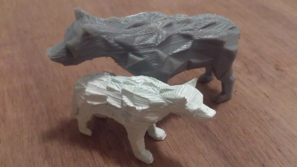 Low Poly DireWolf - Game of Thrones Free 3D print model