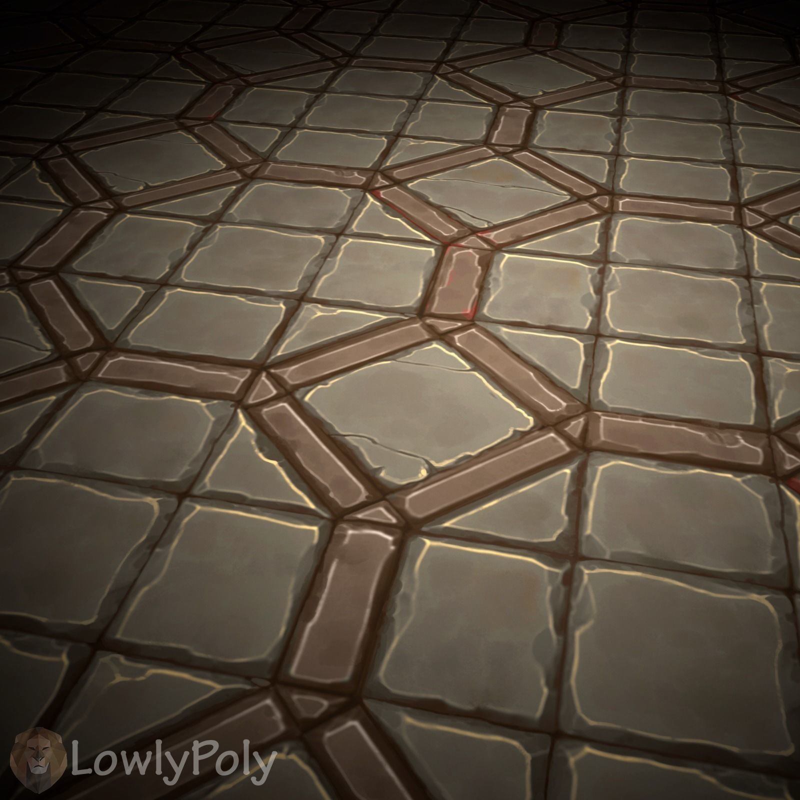 Stylized Stone Vol 04 - Hand Painted Texture Texture_9