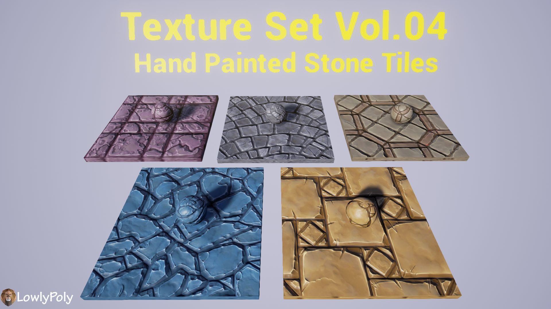 Stylized Stone Vol 04 - Hand Painted Texture Texture_13