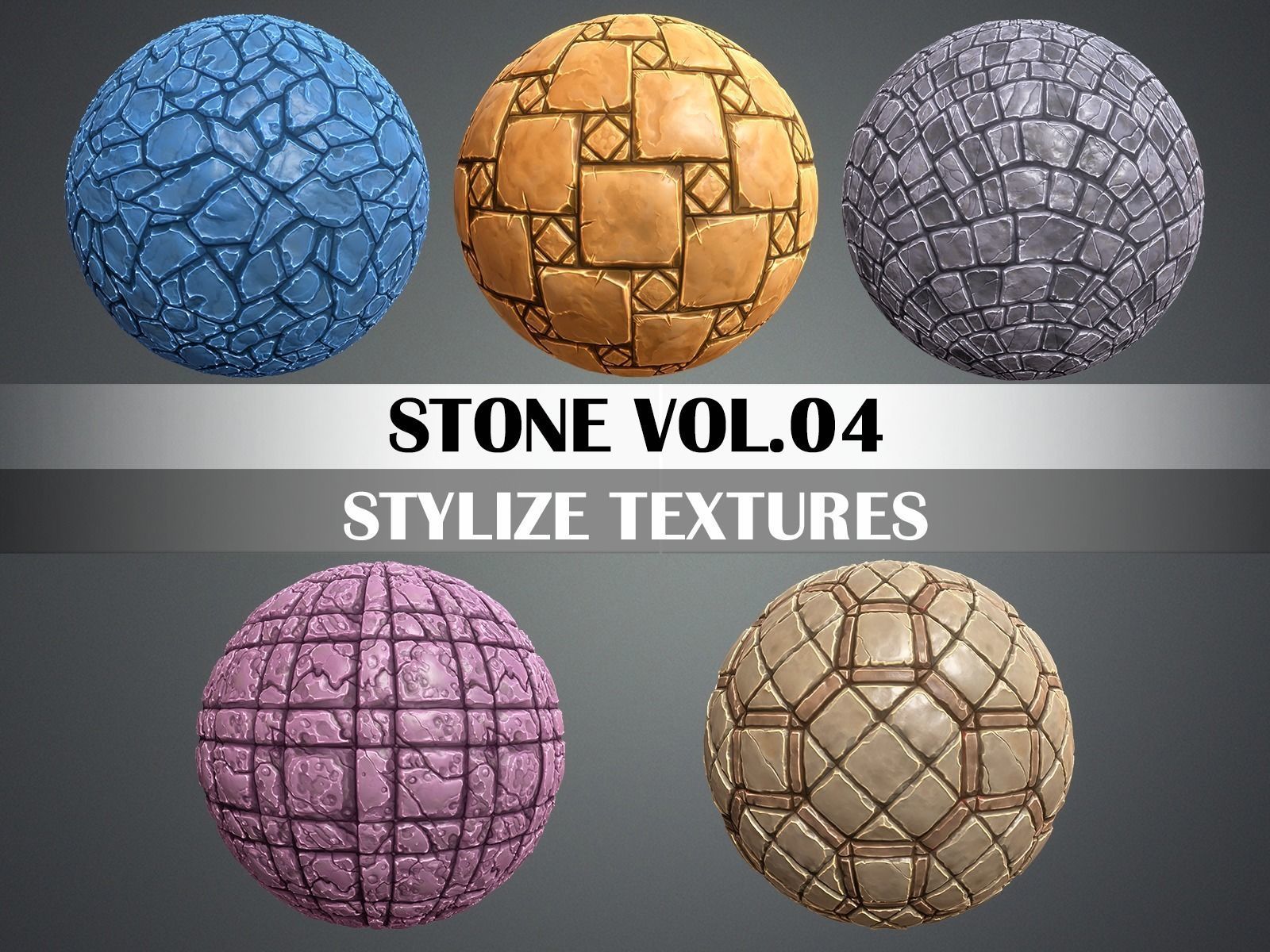 Stylized Stone Vol 04 - Hand Painted Texture Texture_2
