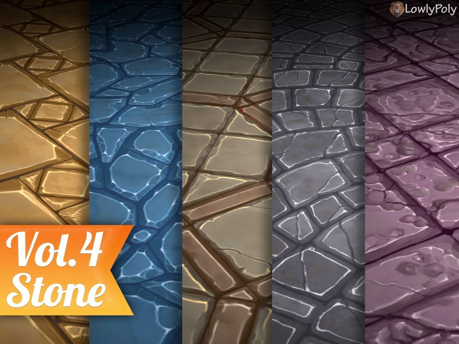 Stylized Stone Vol 04 - Hand Painted Texture Texture_0