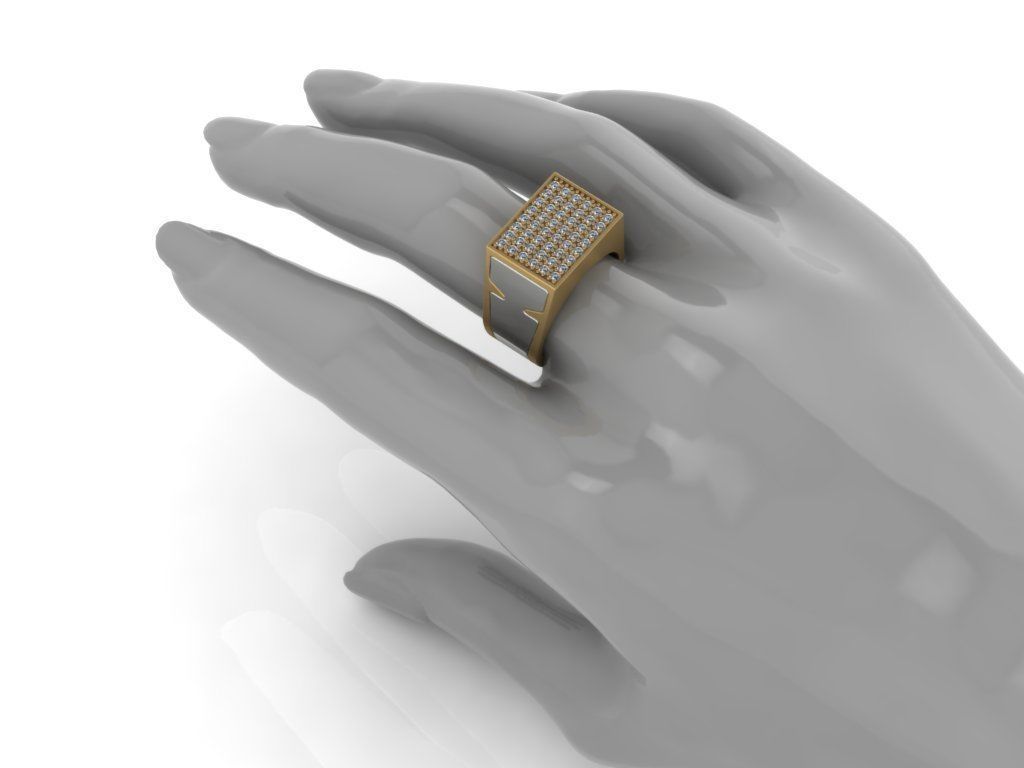 Secret Compartment Ring 2 in 1 3D print model_2