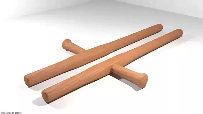 Double Sticks - Wooden