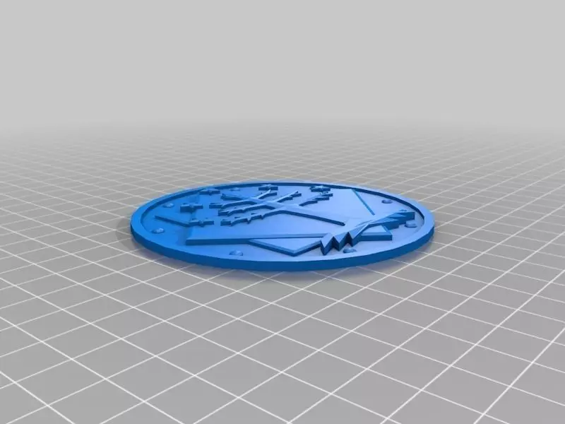 Emblem of the white tree Free 3D print model
