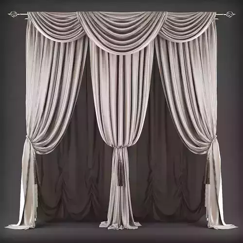 Curtain 3D model 327