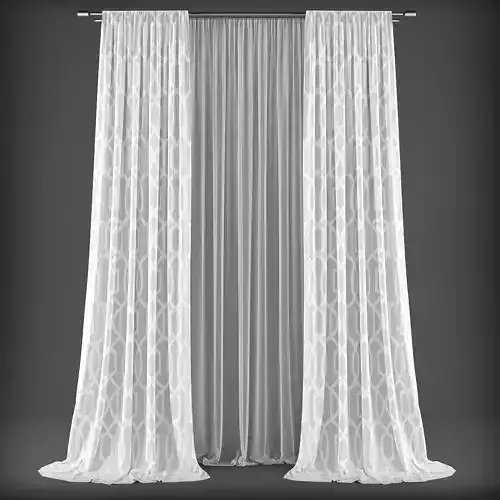 Curtain 3D model 328