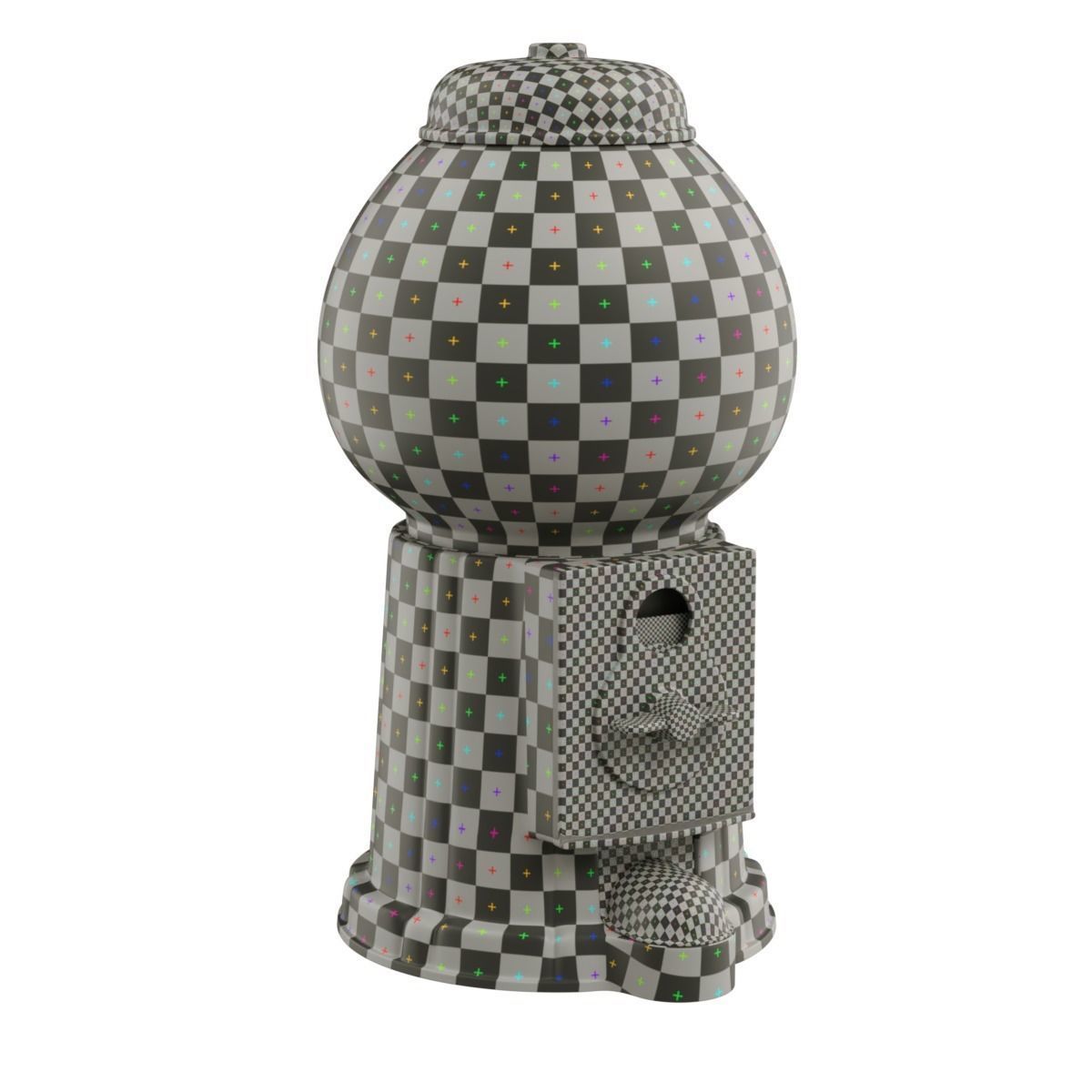 Gumball Machine 3D model_10