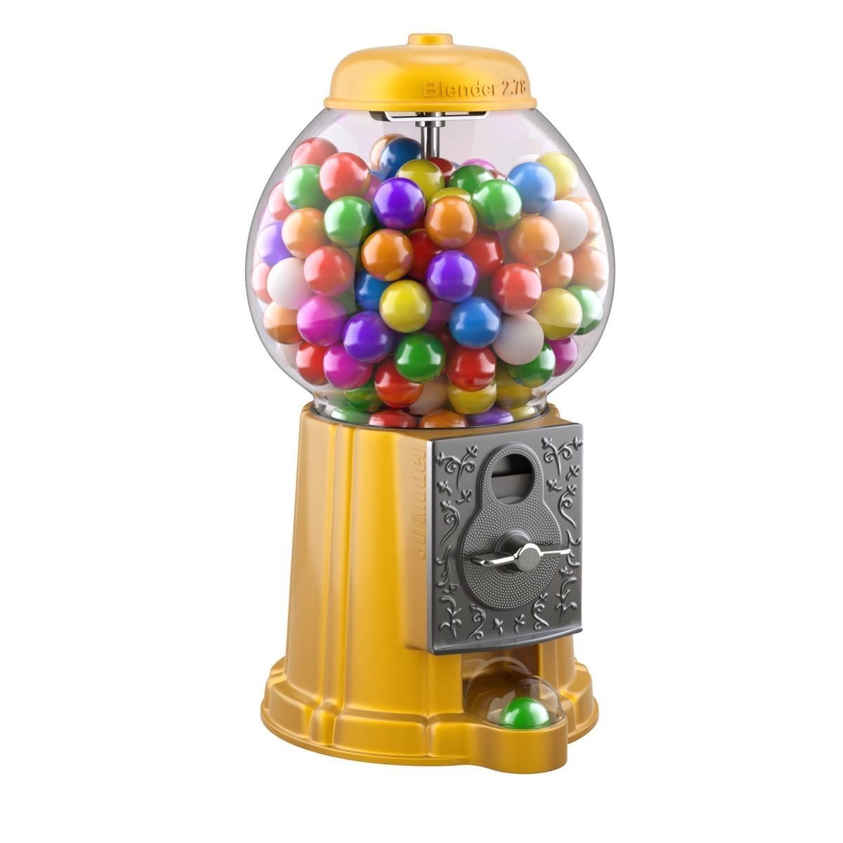 Gumball Machine 3D model_2