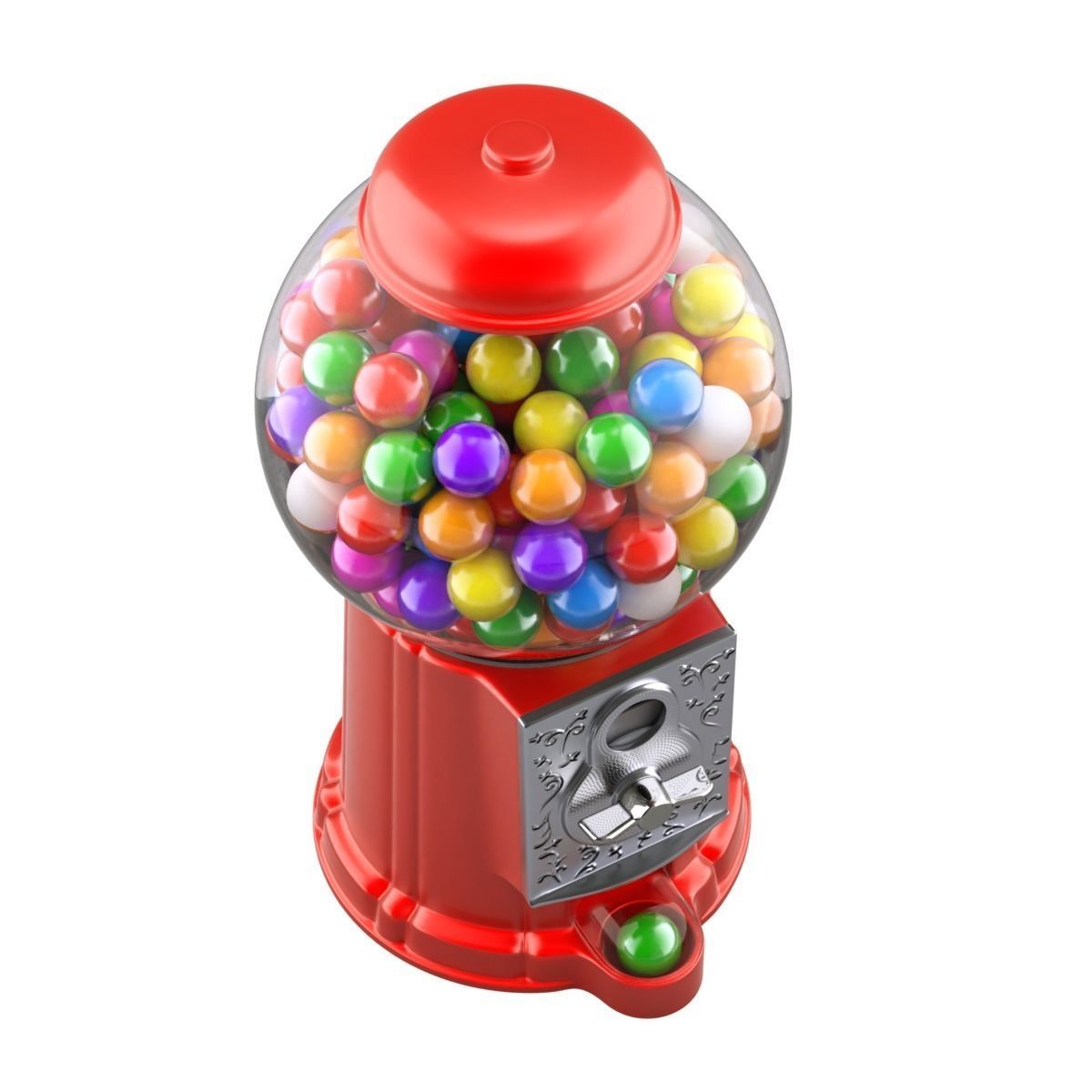 Gumball Machine 3D model_5