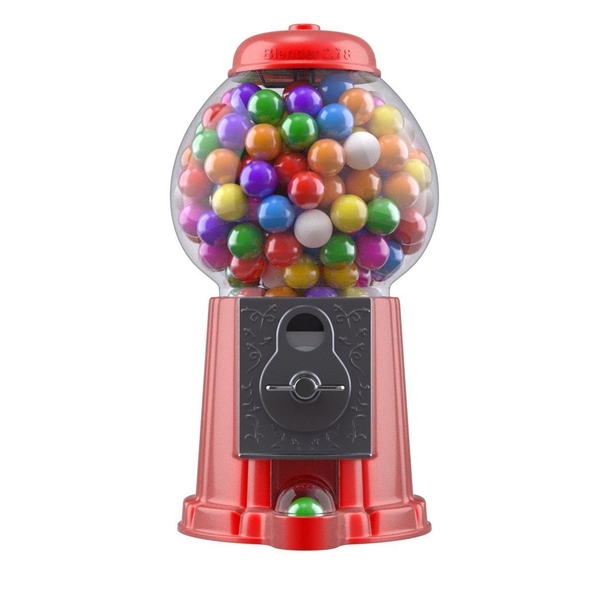 Gumball Machine 3D model_3