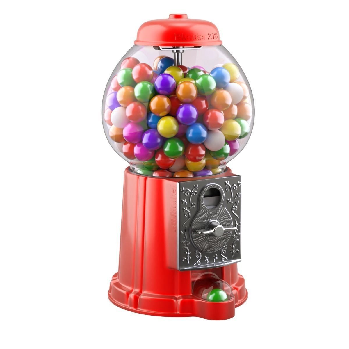 Gumball Machine 3D model_1