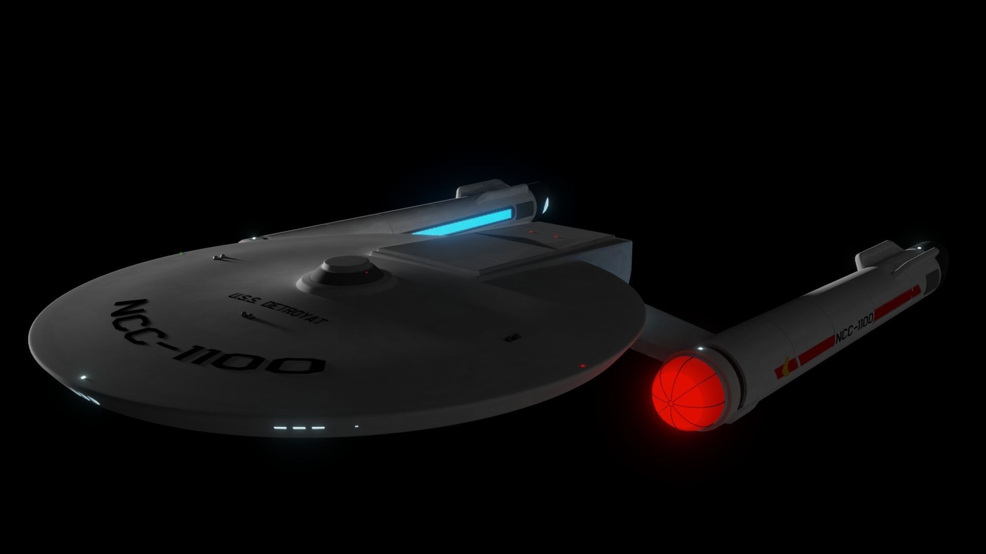Detroyat-Class Destroyer Mark-1 Free 3D model_1