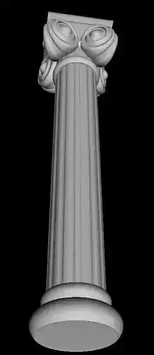 Rome Pillar - Game Ready Low-poly 3D model