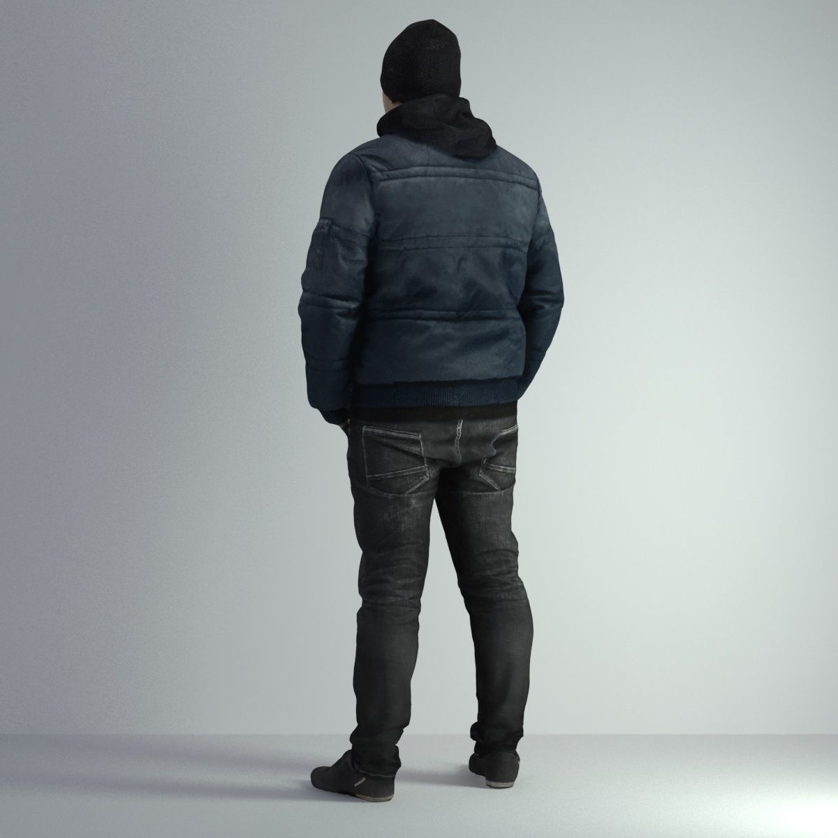 3D Scan Man Winter 027 3D model_6