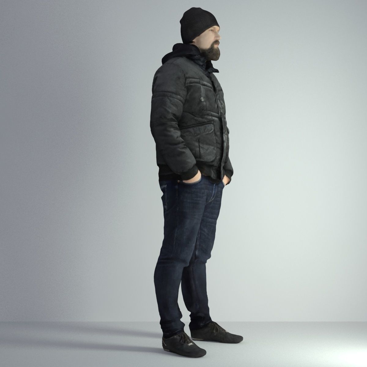 3D Scan Man Winter 027 3D model_14