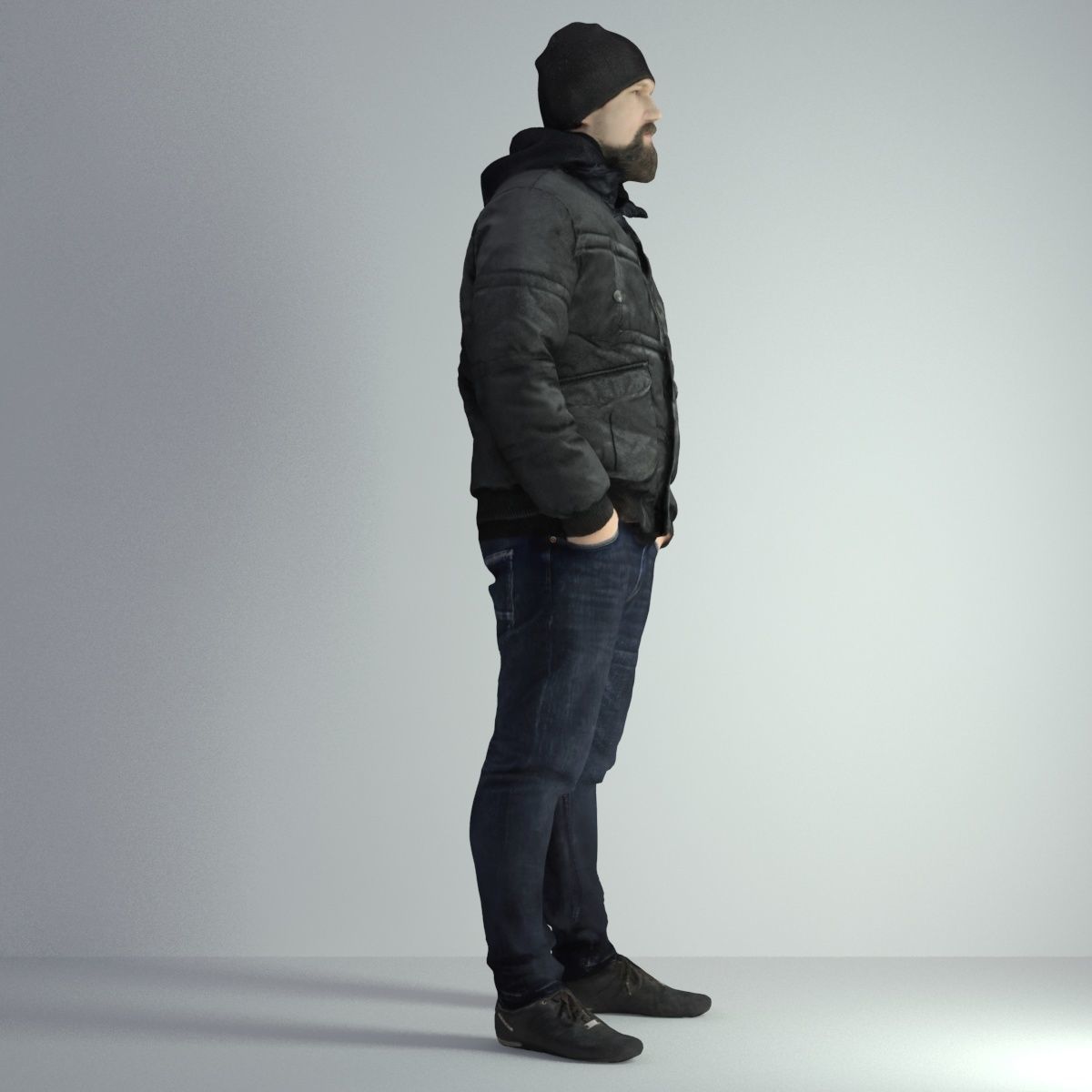 3D Scan Man Winter 027 3D model_15