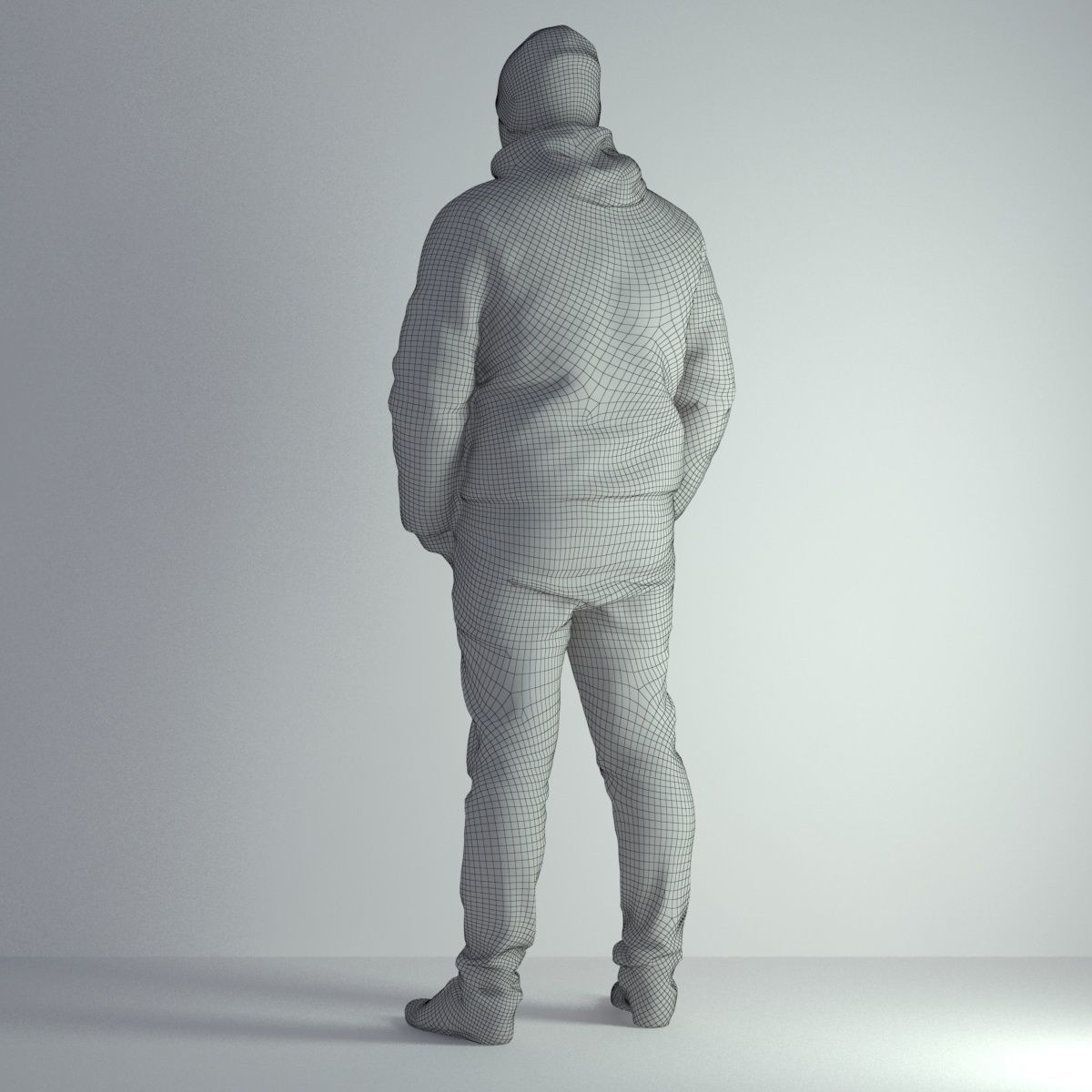 3D Scan Man Winter 027 3D model_3