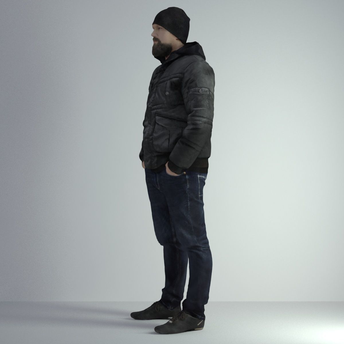 3D Scan Man Winter 027 3D model_37