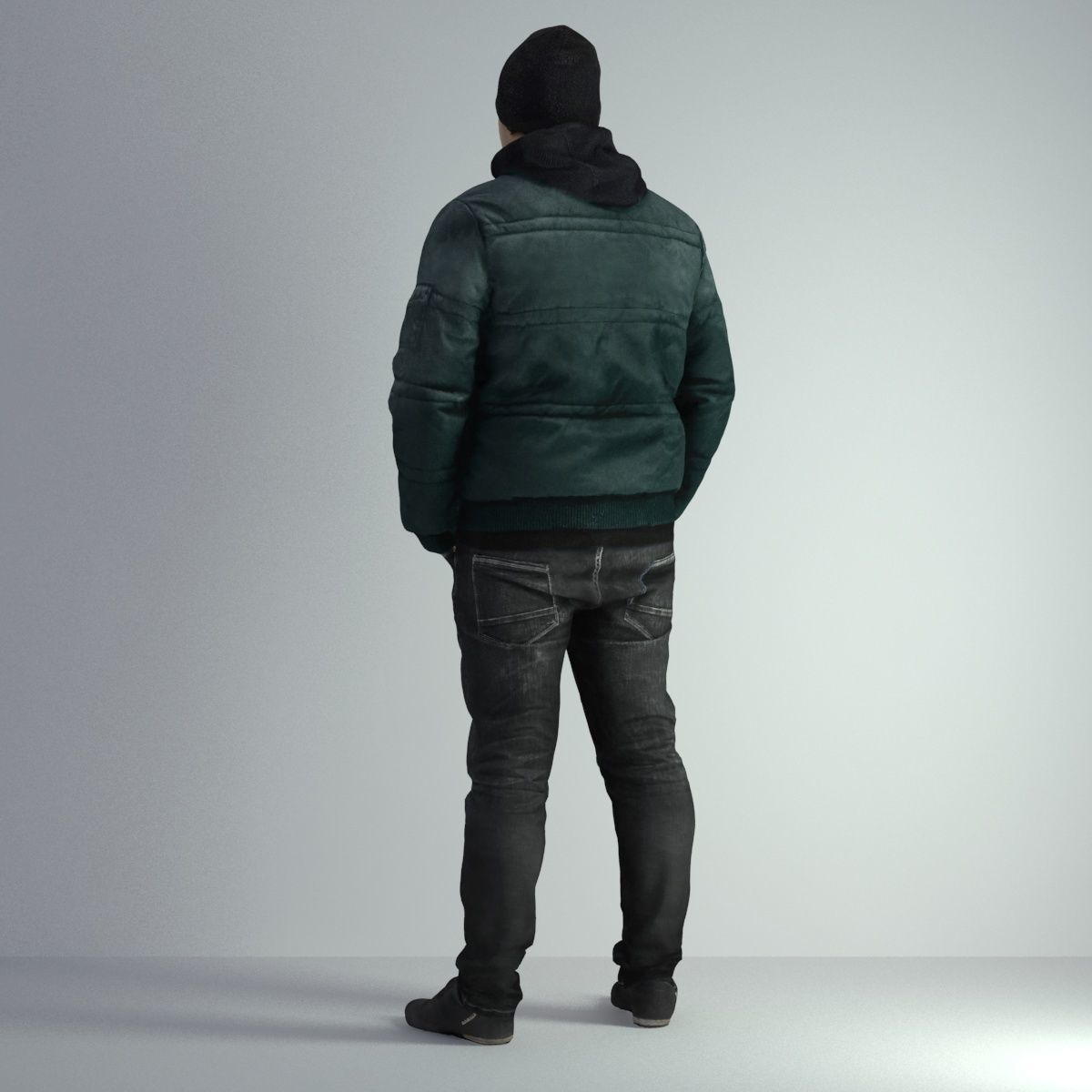 3D Scan Man Winter 027 3D model_5