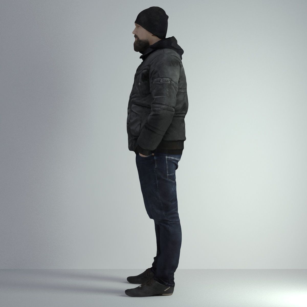 3D Scan Man Winter 027 3D model_35