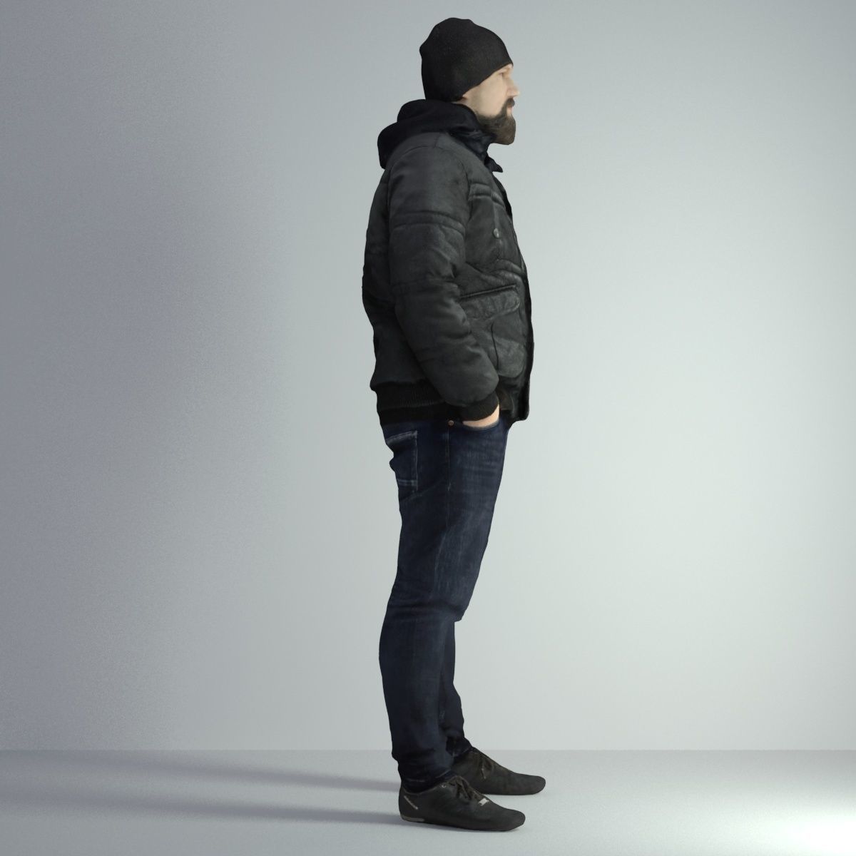 3D Scan Man Winter 027 3D model_16