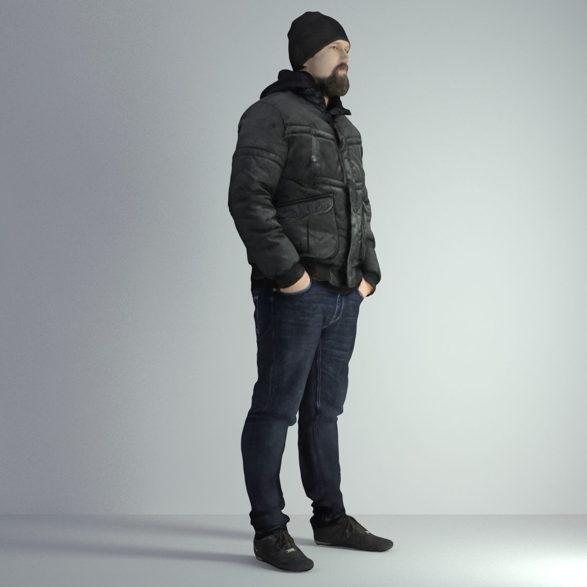 3D Scan Man Winter 027 3D model_13