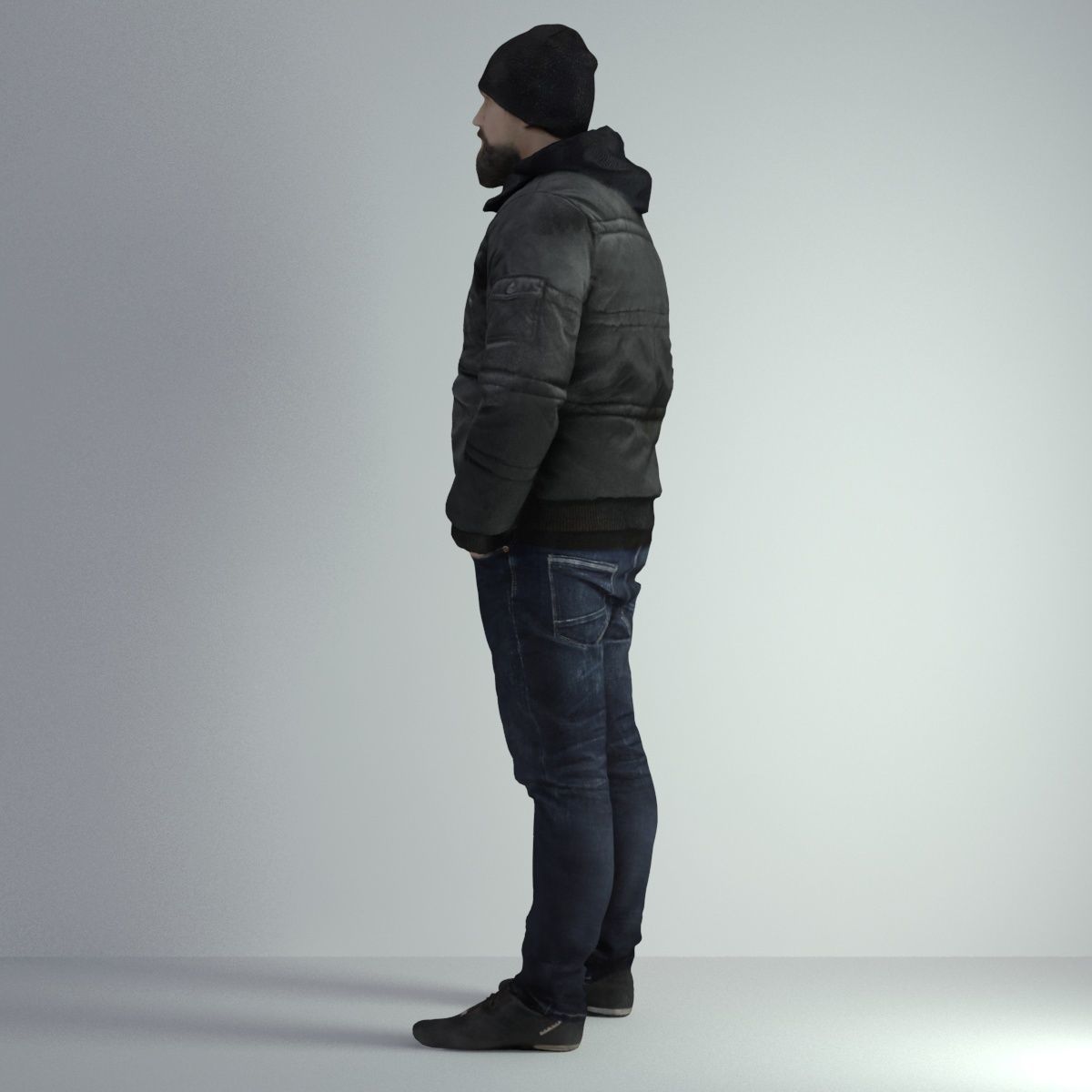 3D Scan Man Winter 027 3D model_33