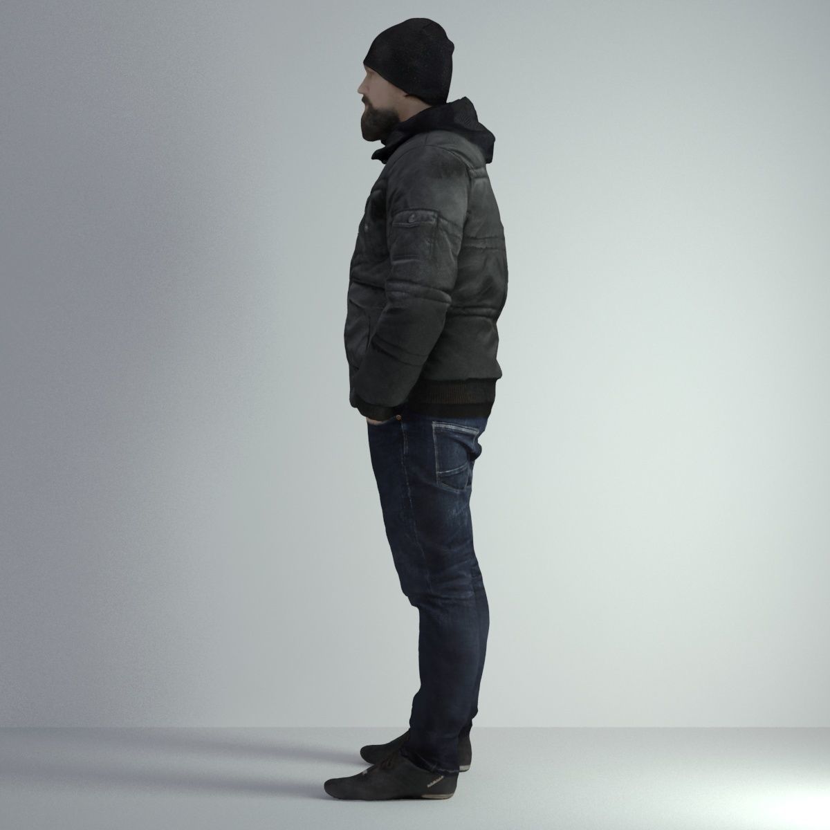 3D Scan Man Winter 027 3D model_34